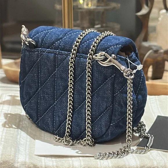 Authentic Coach Turnlock Card Case with Quilting & Silver-Toned Hardware, NWT - Picture 2 of 16